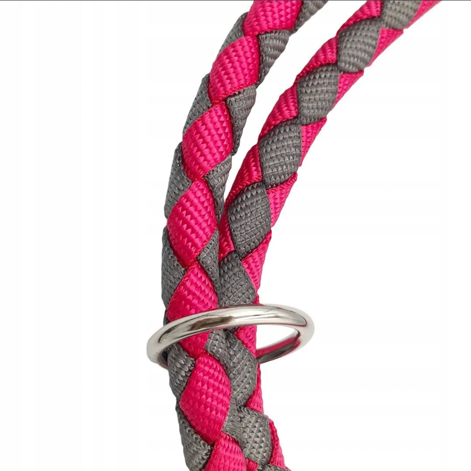 Hundeleine Cavo Verstellbar Fuchsia / Grau
